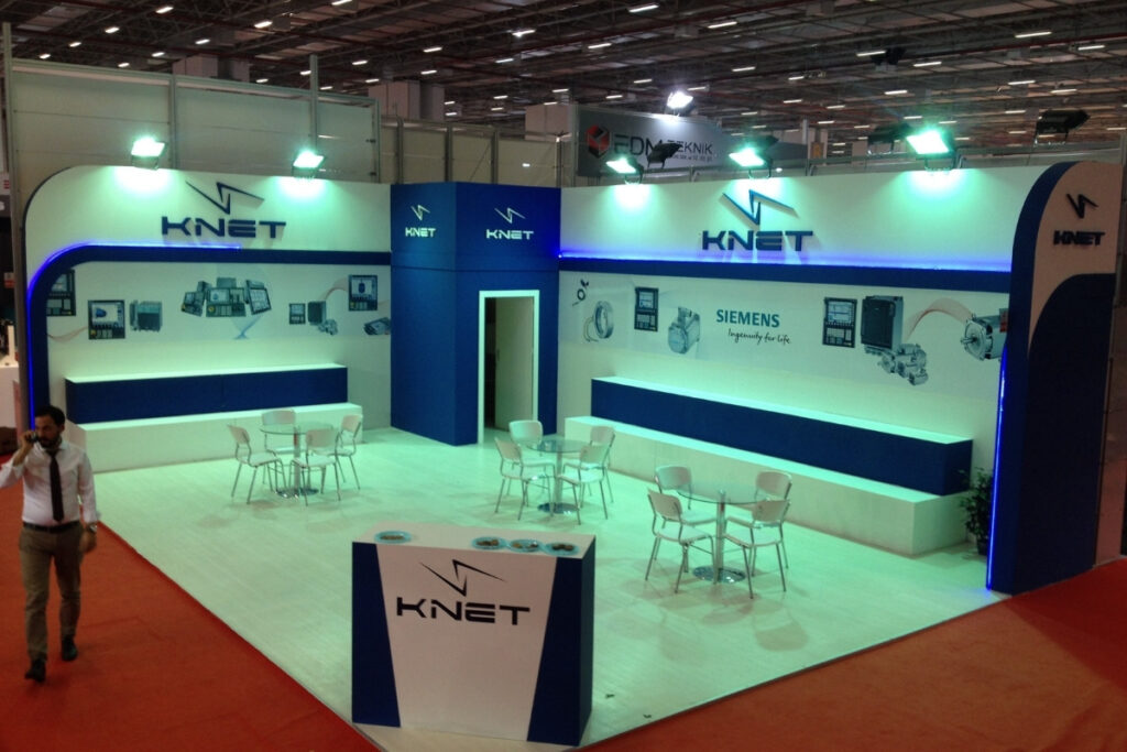 Custom exhibition stand design for SIMEI Milan 2025 by Deniz Expo
