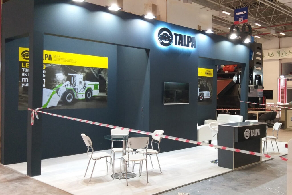 Custom exhibition stand design for Vinitech Bordeaux 2025 by Deniz Expo